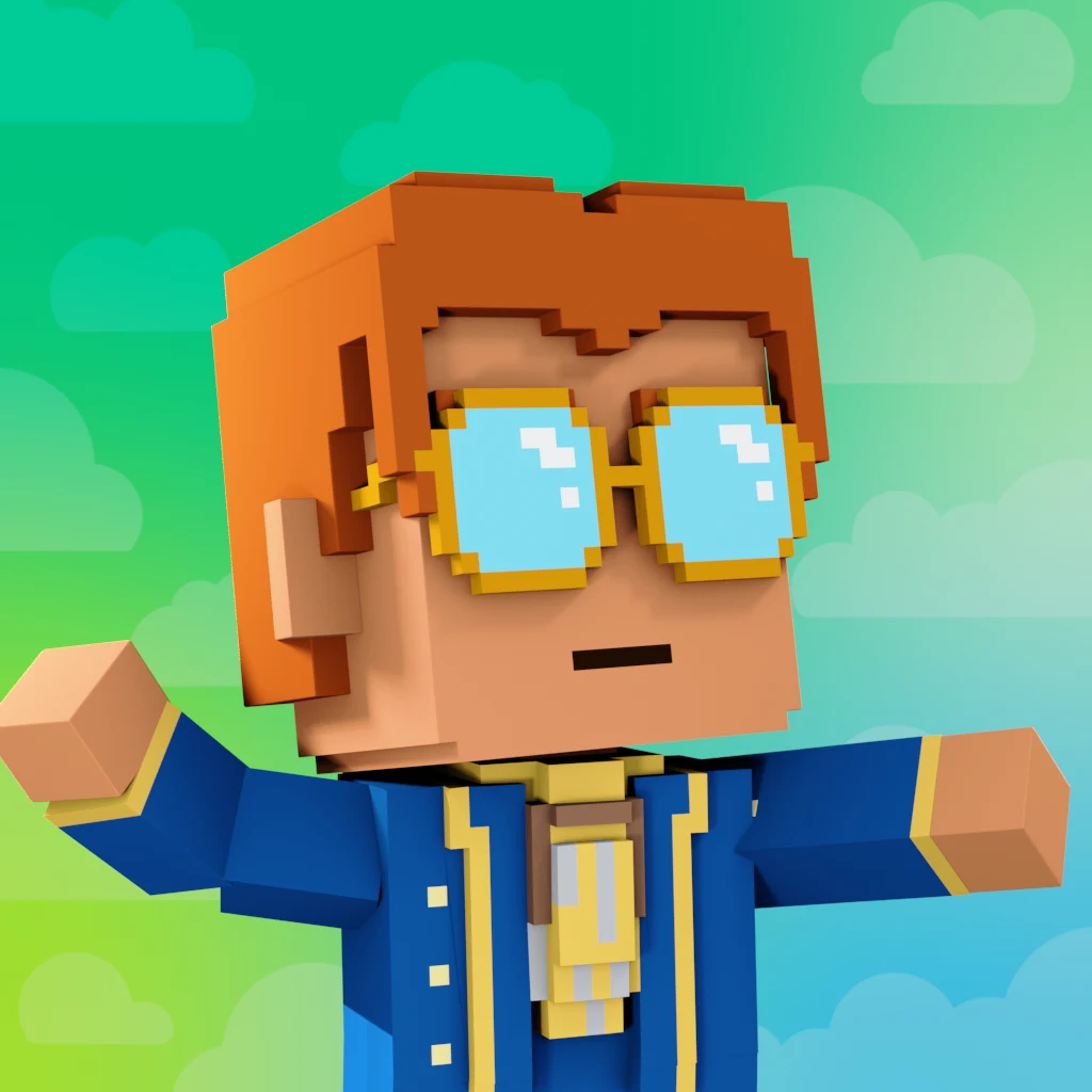 Pirate #4512 voxel render