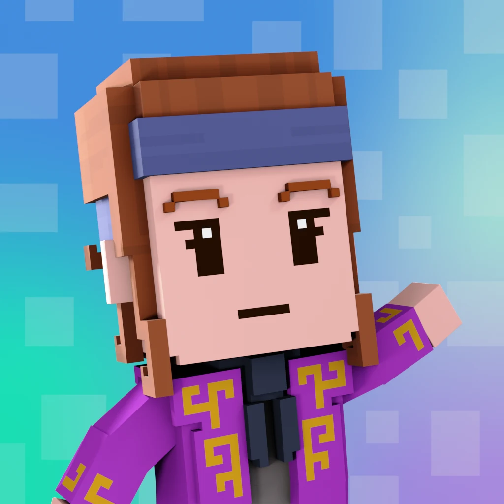 Pirate #4514 voxel render