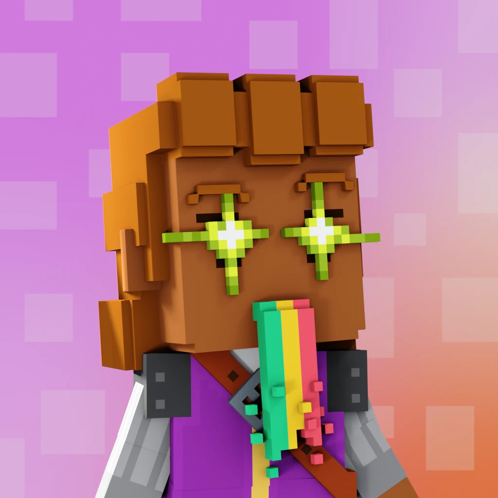 Pirate #4518 voxel render