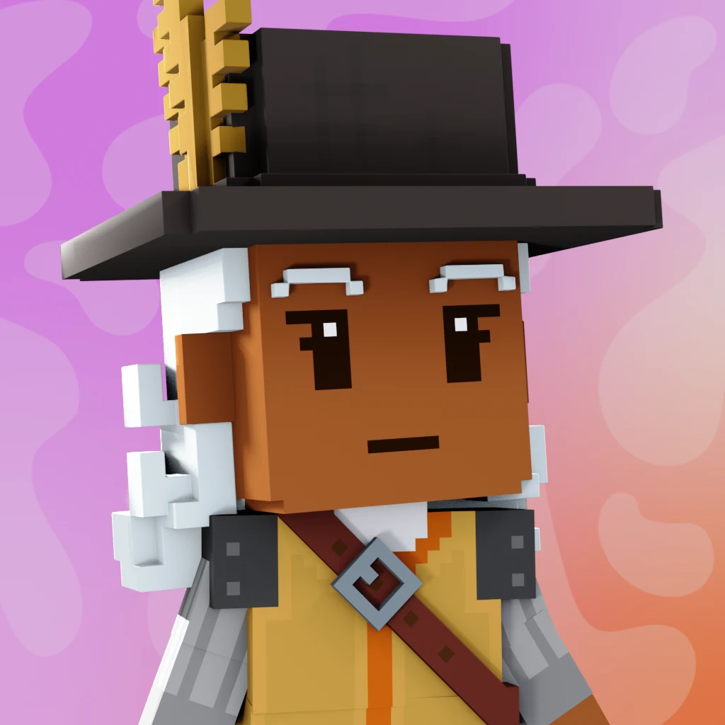 Pirate #452 voxel render