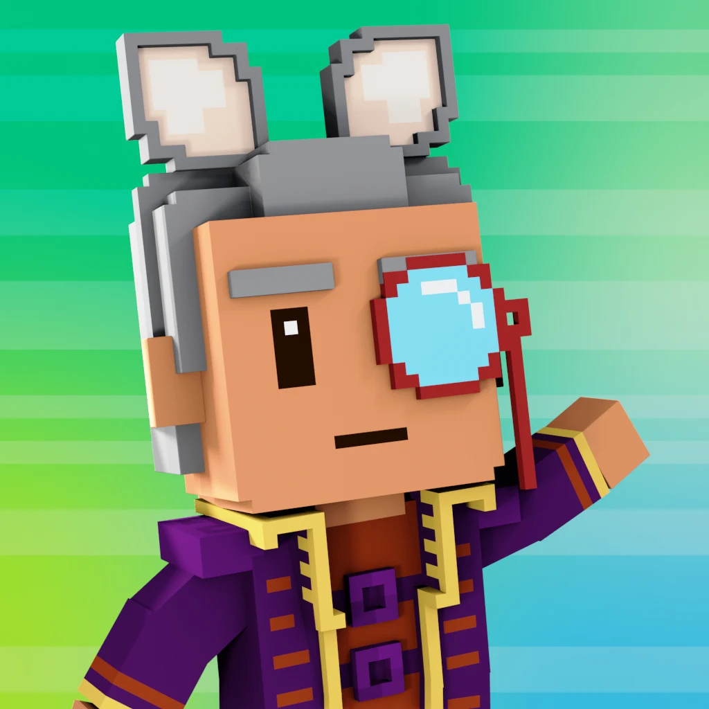 Pirate #4520 voxel render