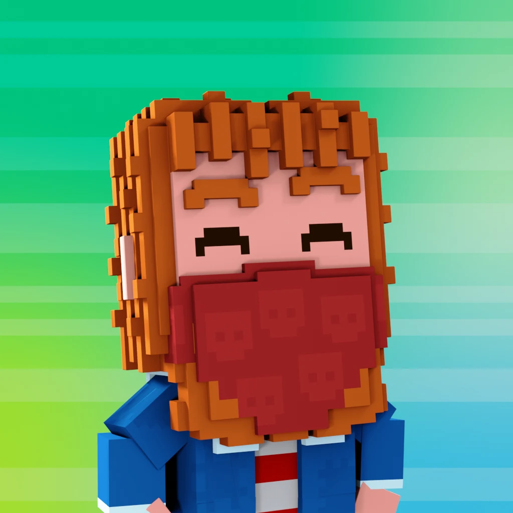 Pirate #4524 voxel render