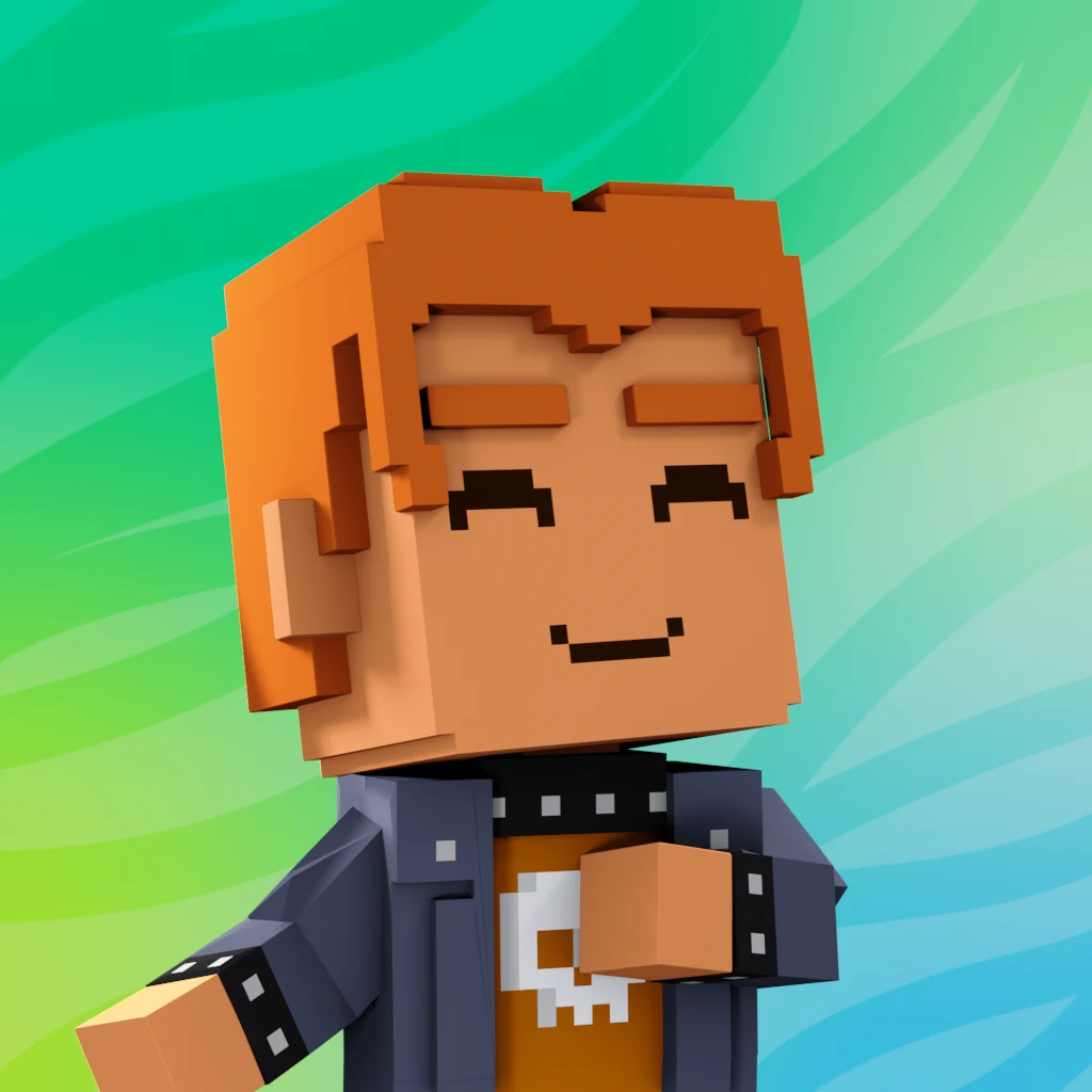Pirate #4525 voxel render