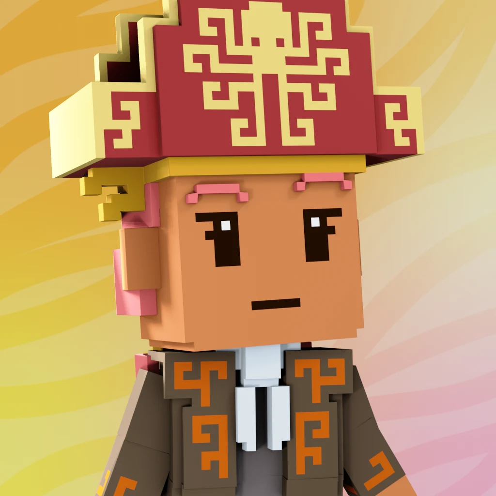 Pirate #4526 voxel render