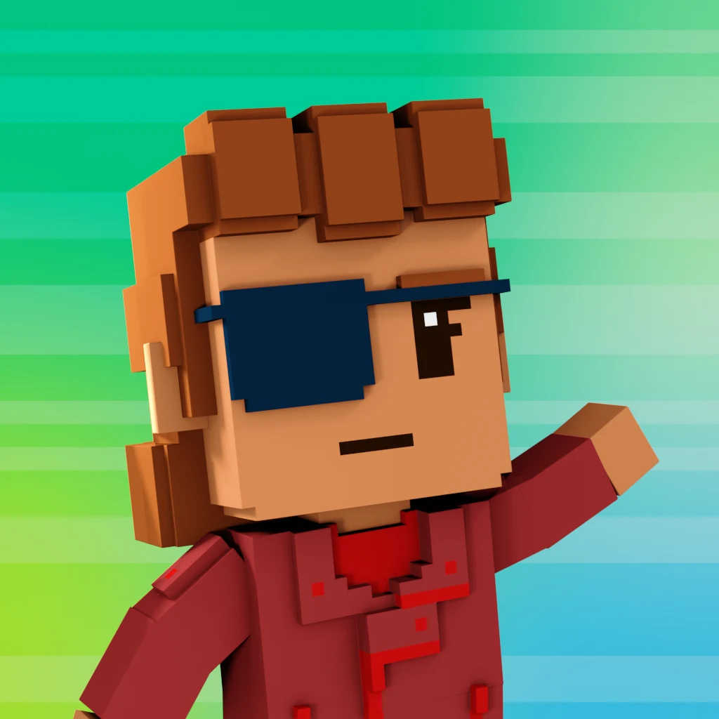 Pirate #453 voxel render