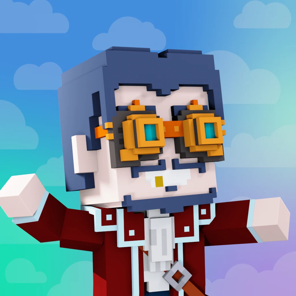 Pirate #4531 voxel render