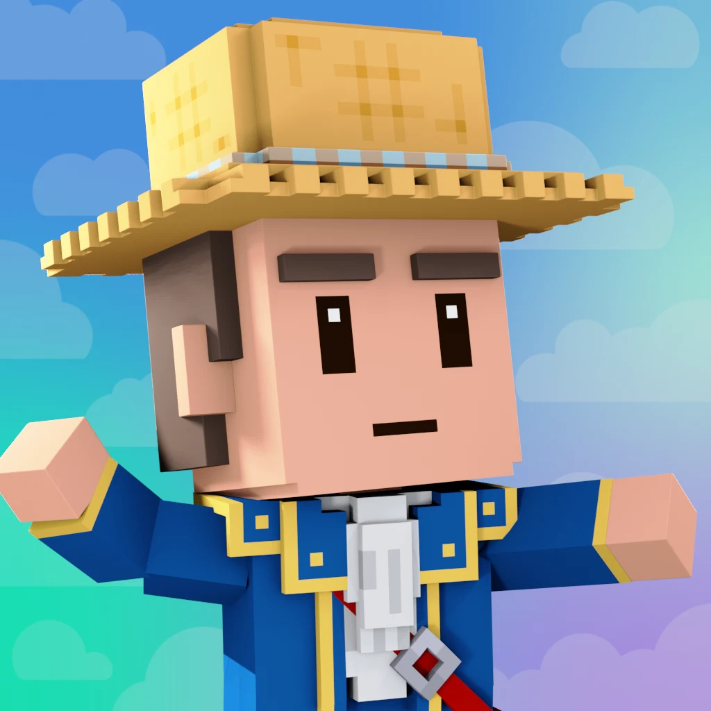 Pirate #4532 voxel render