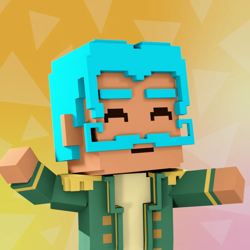 Pirate #4533 voxel render