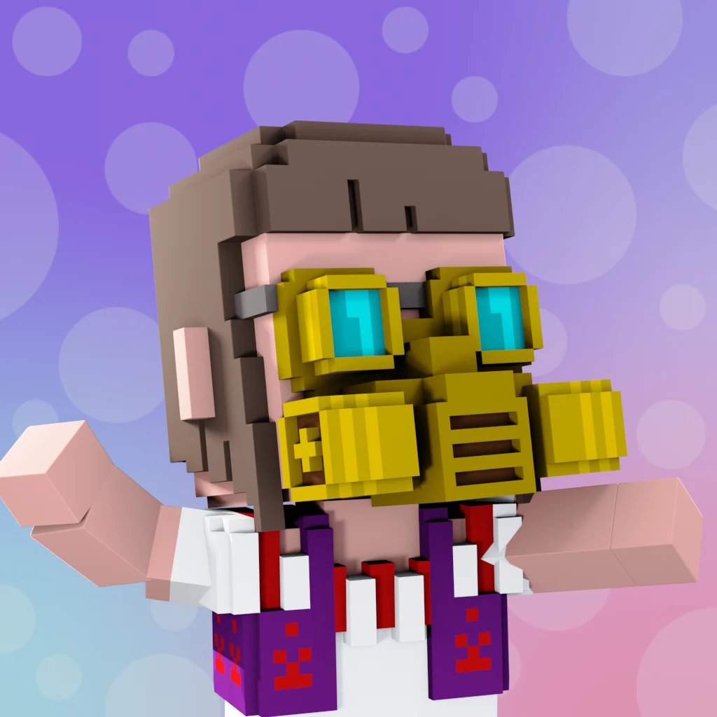 Pirate #4534 voxel render