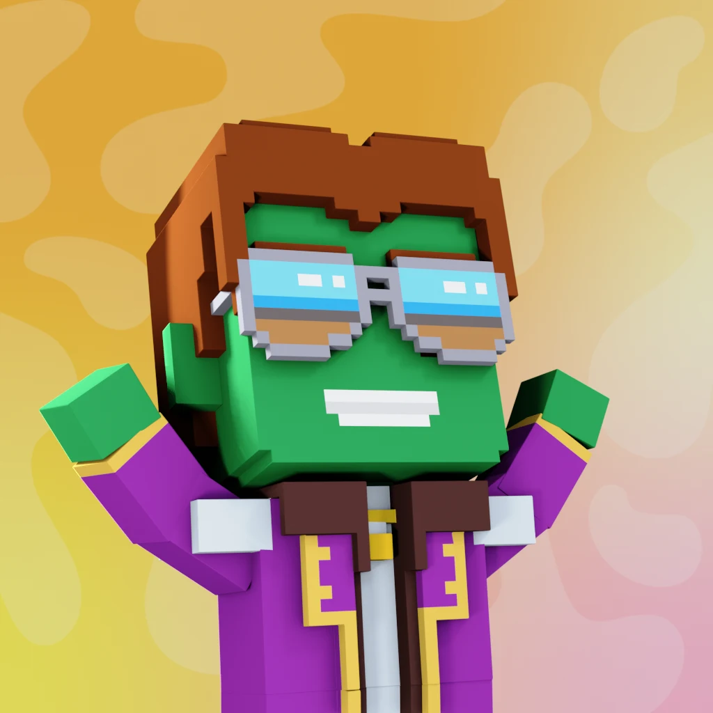 Pirate #4537 voxel render