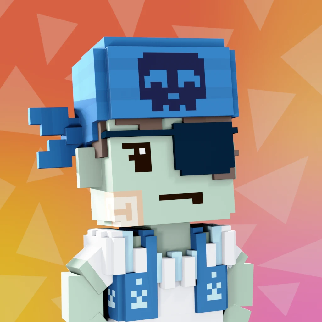Pirate #4538 voxel render