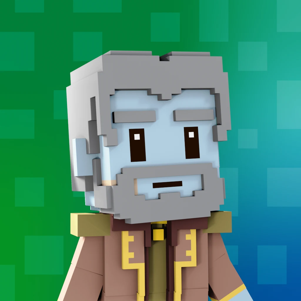 Pirate #454 voxel render