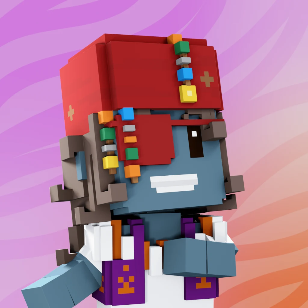 Pirate #4540 voxel render
