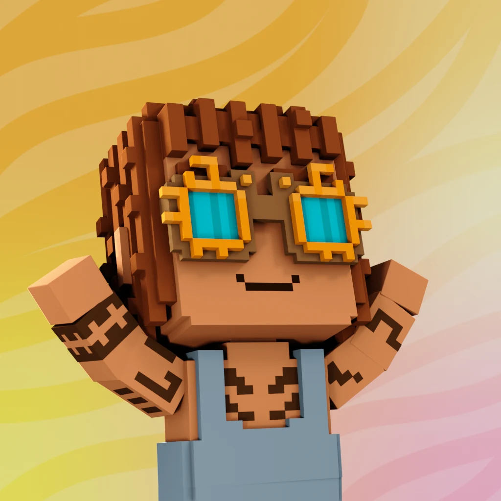 Pirate #4542 voxel render