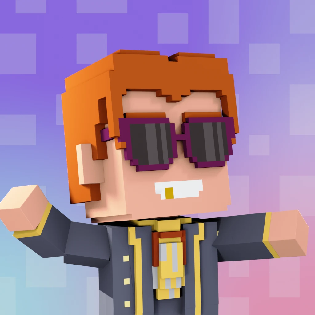 Pirate #4543 voxel render