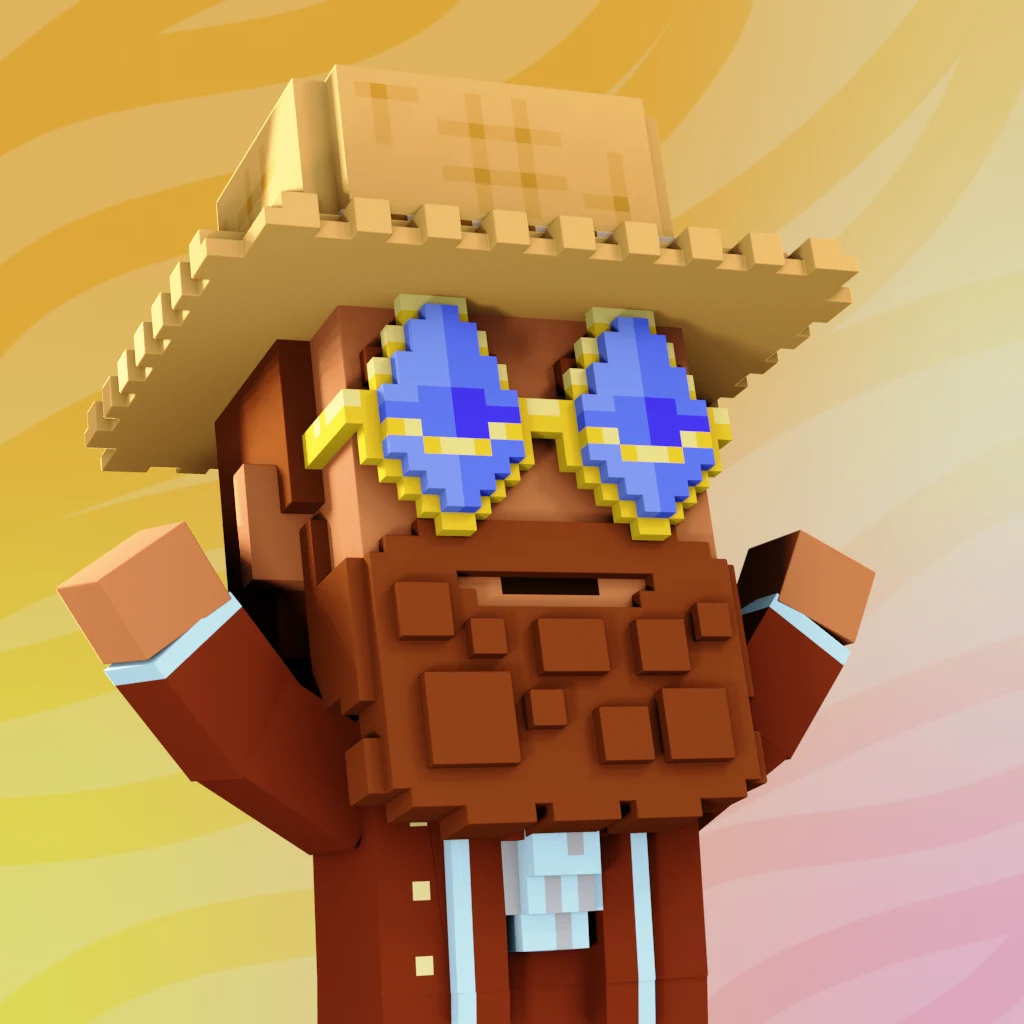 Pirate #4544 voxel render