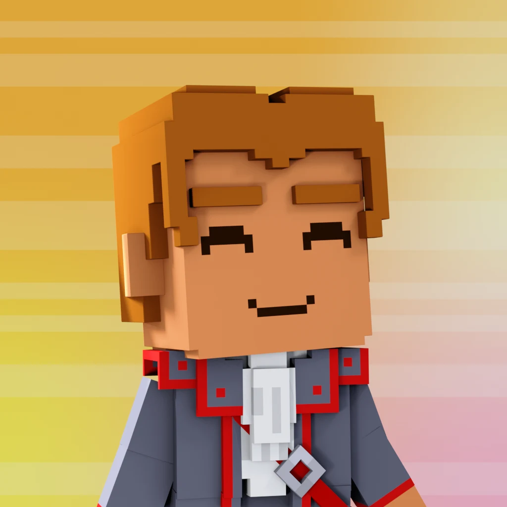 Pirate #4545 voxel render