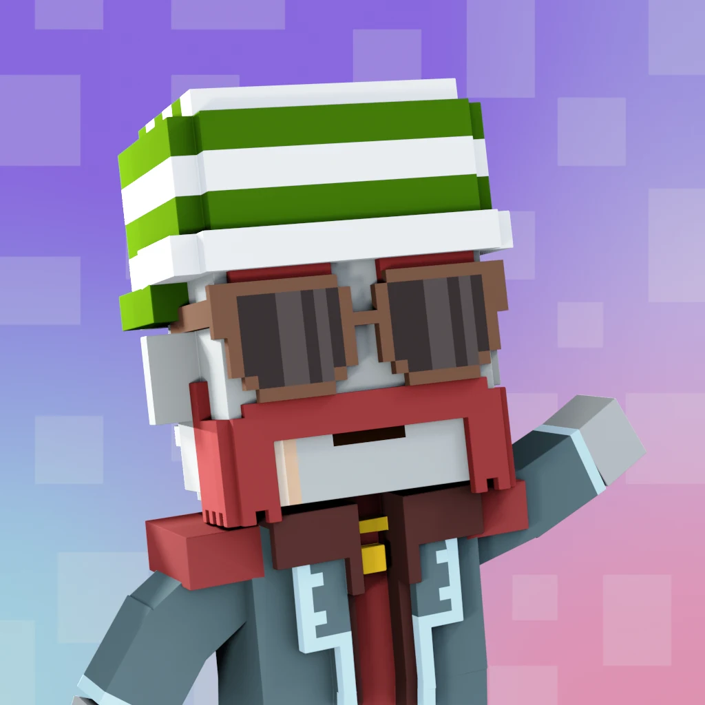 Pirate #4547 voxel render