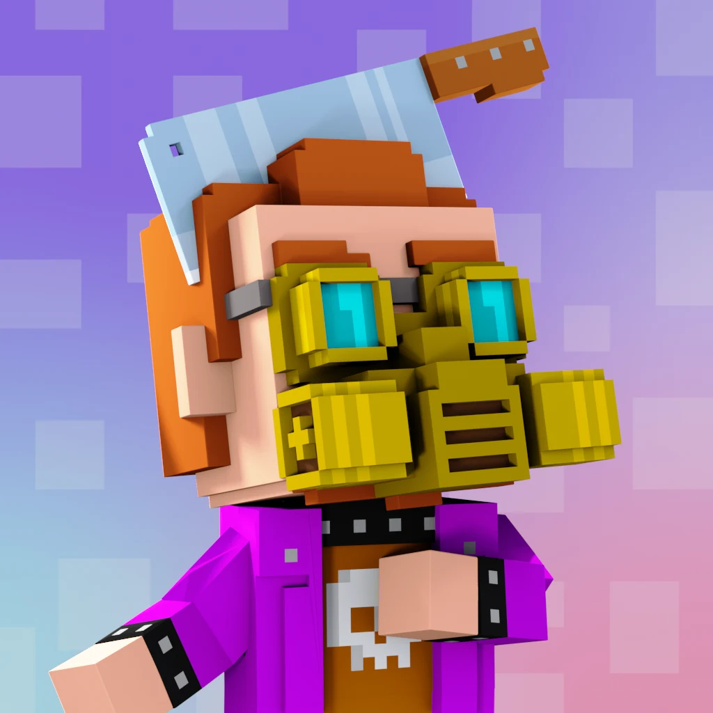 Pirate #4549 voxel render