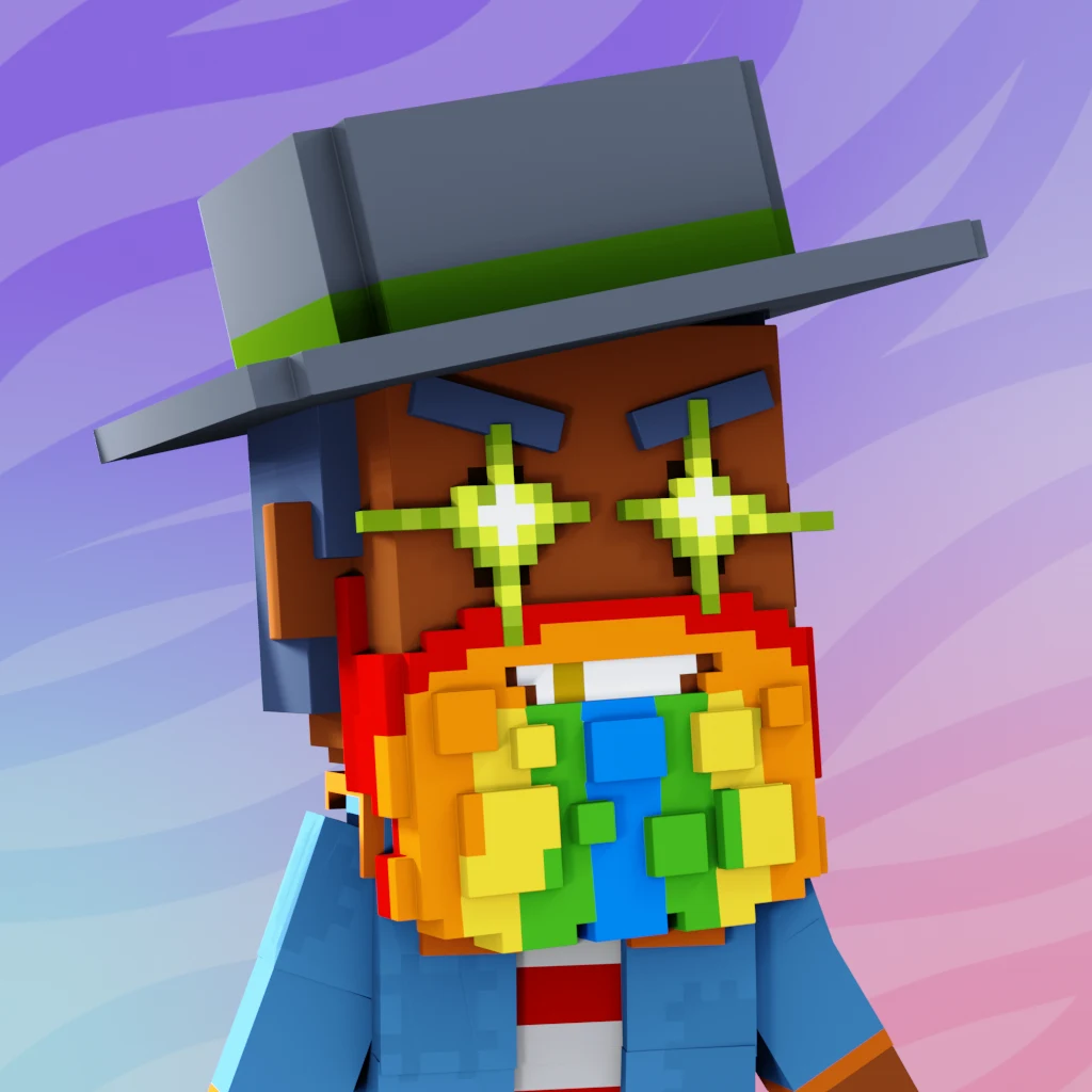Pirate #455 voxel render