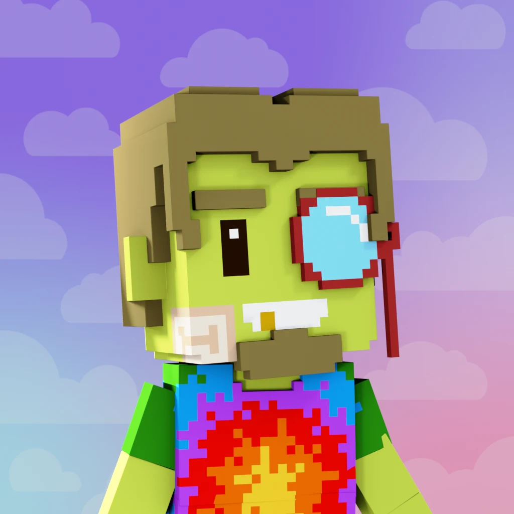 Pirate #4551 voxel render