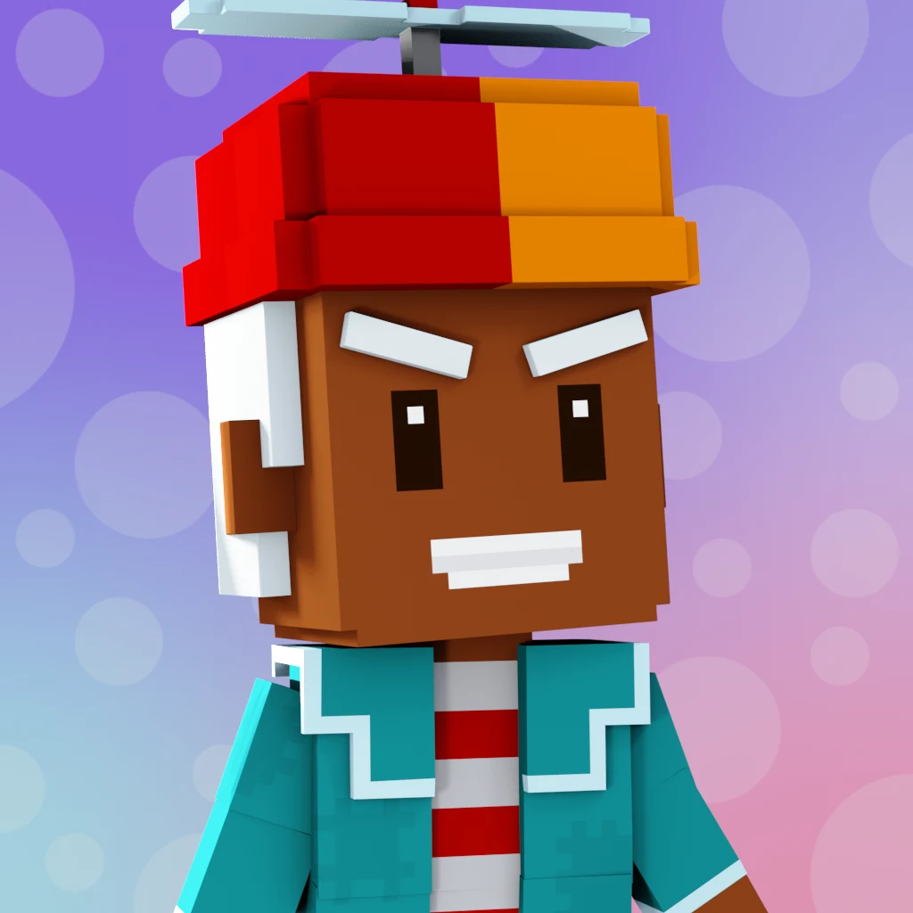 Pirate #4552 voxel render