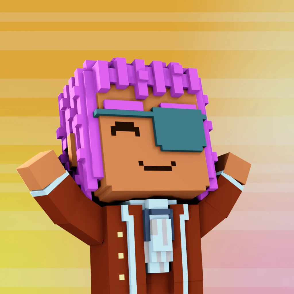 Pirate #4553 voxel render