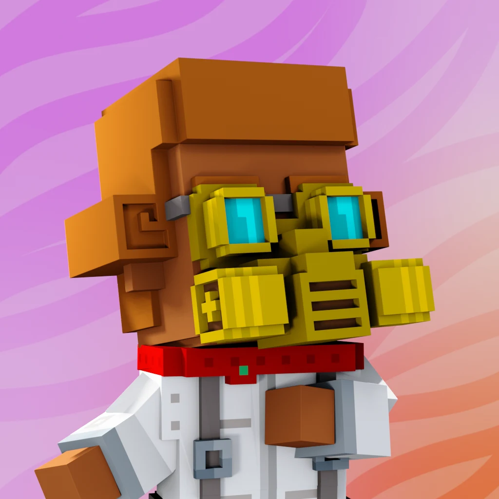 Pirate #4554 voxel render