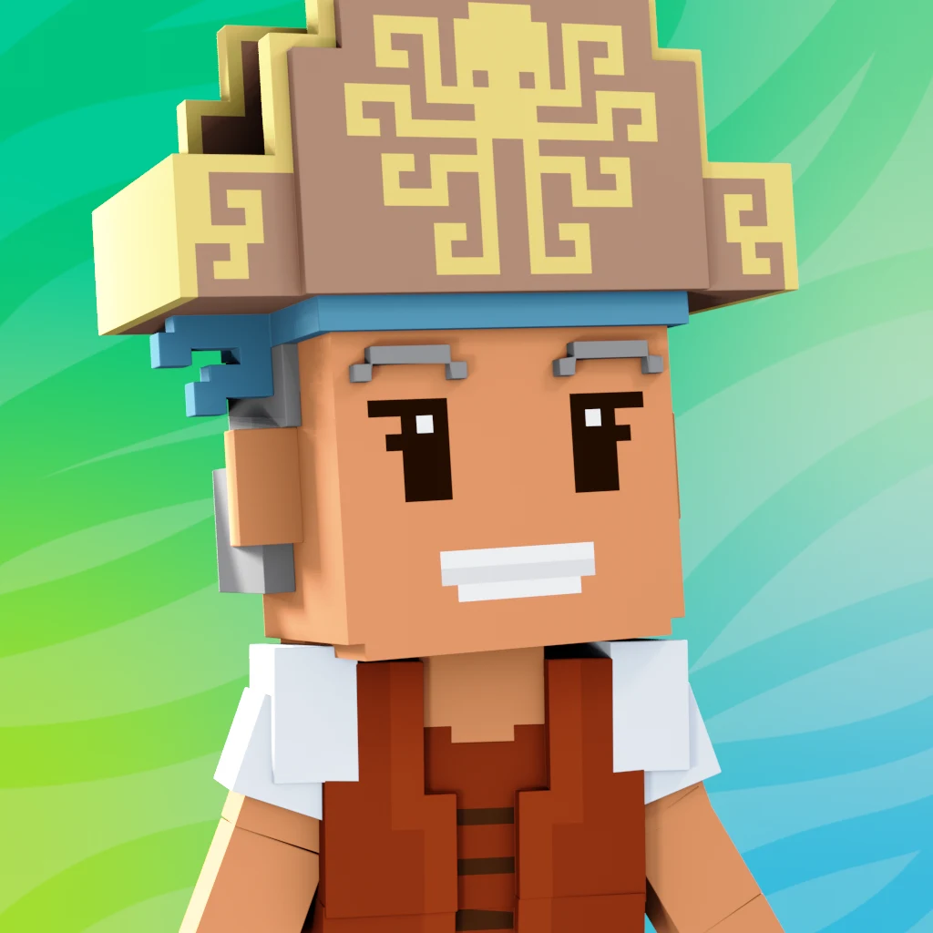 Pirate #4555 voxel render