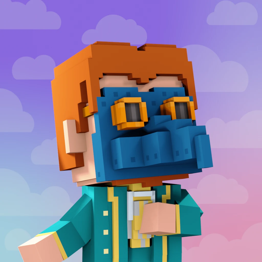 Pirate #4556 voxel render