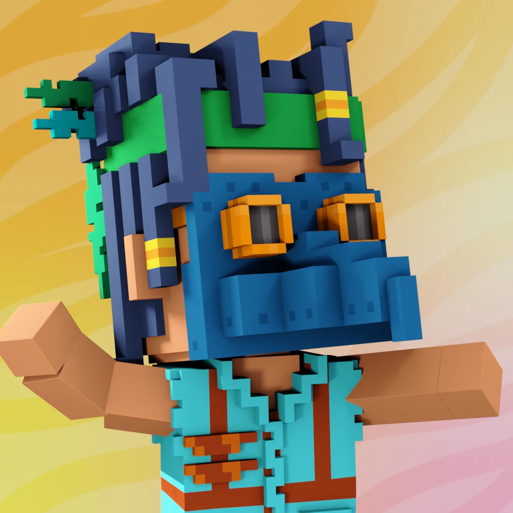 Pirate #4557 voxel render