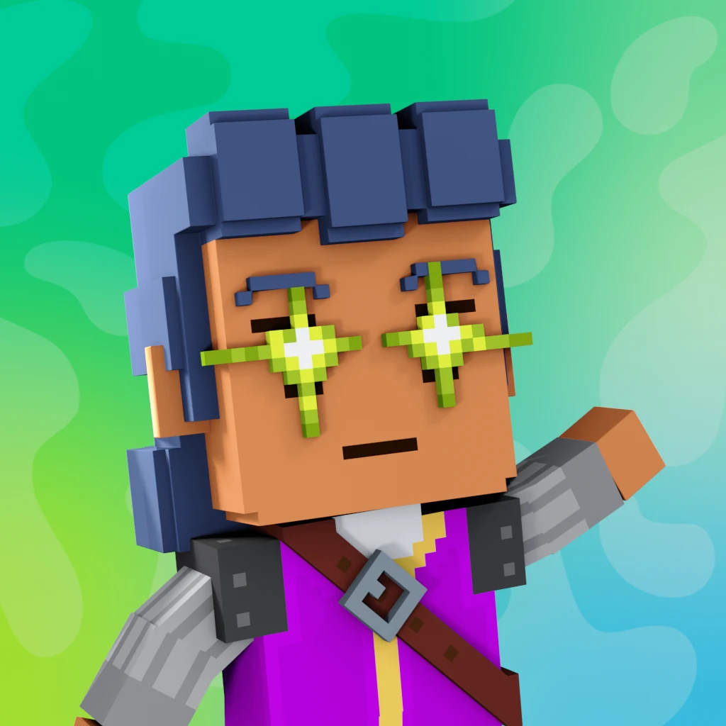 Pirate #4559 voxel render