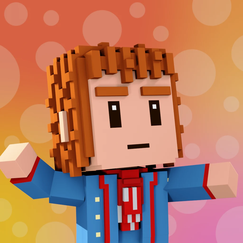 Pirate #4565 voxel render
