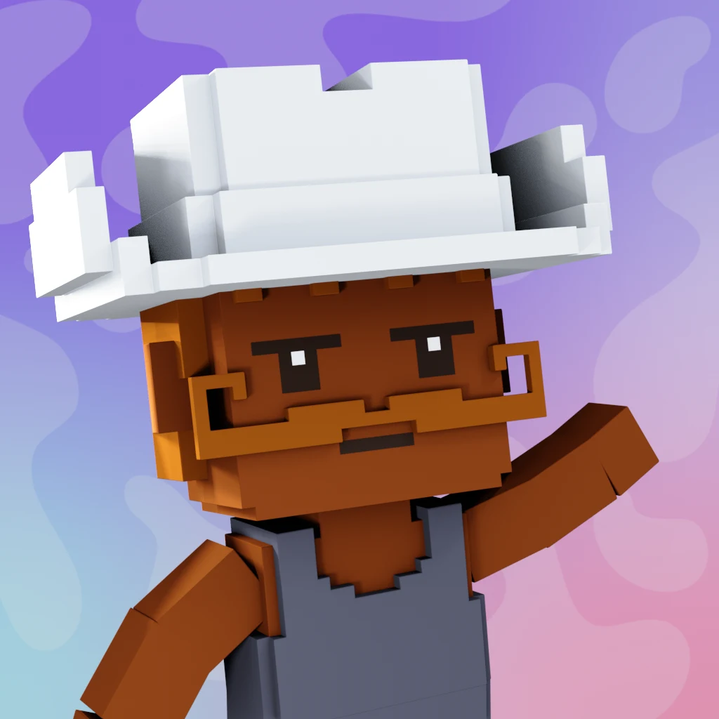 Pirate #4566 voxel render