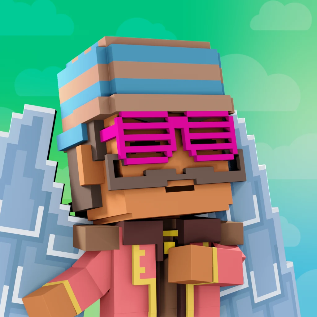 Pirate #4567 voxel render