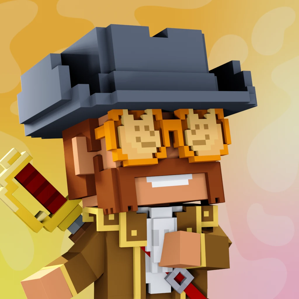 Pirate #457 voxel render