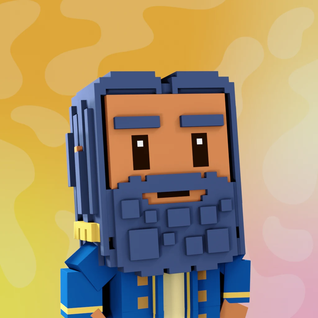 Pirate #4571 voxel render
