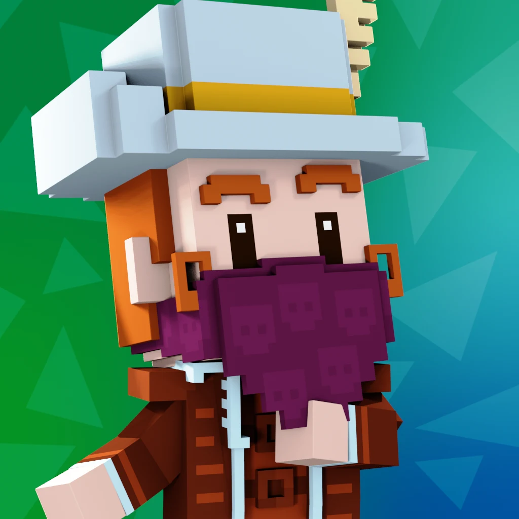 Pirate #4572 voxel render