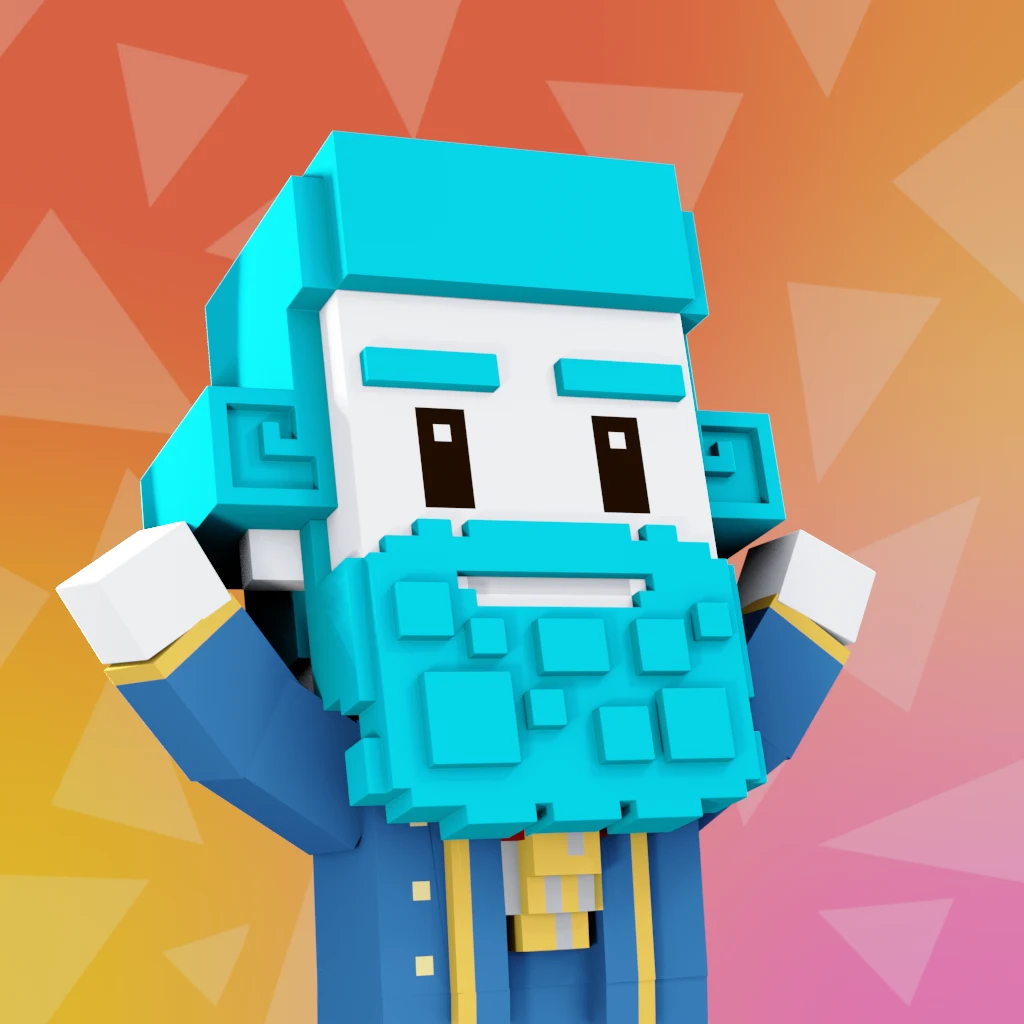 Pirate #4575 voxel render