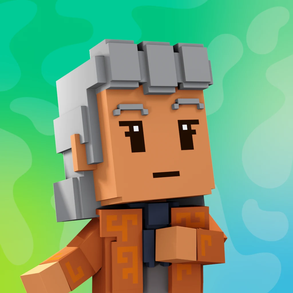 Pirate #4576 voxel render