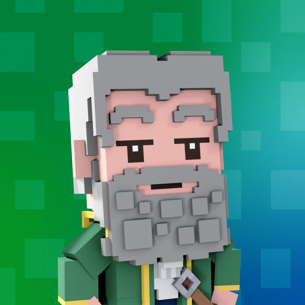 Pirate #4580 voxel render