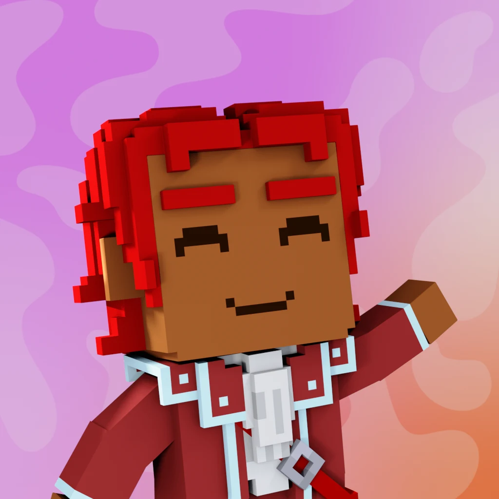 Pirate #4582 voxel render