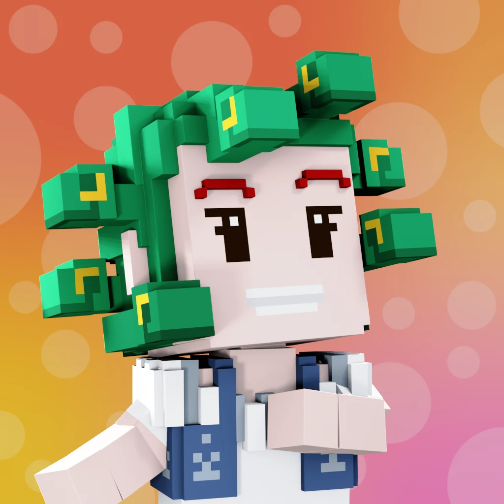 Pirate #4588 voxel render
