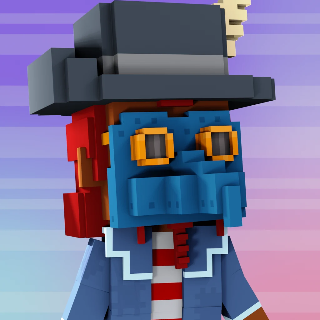Pirate #4590 voxel render