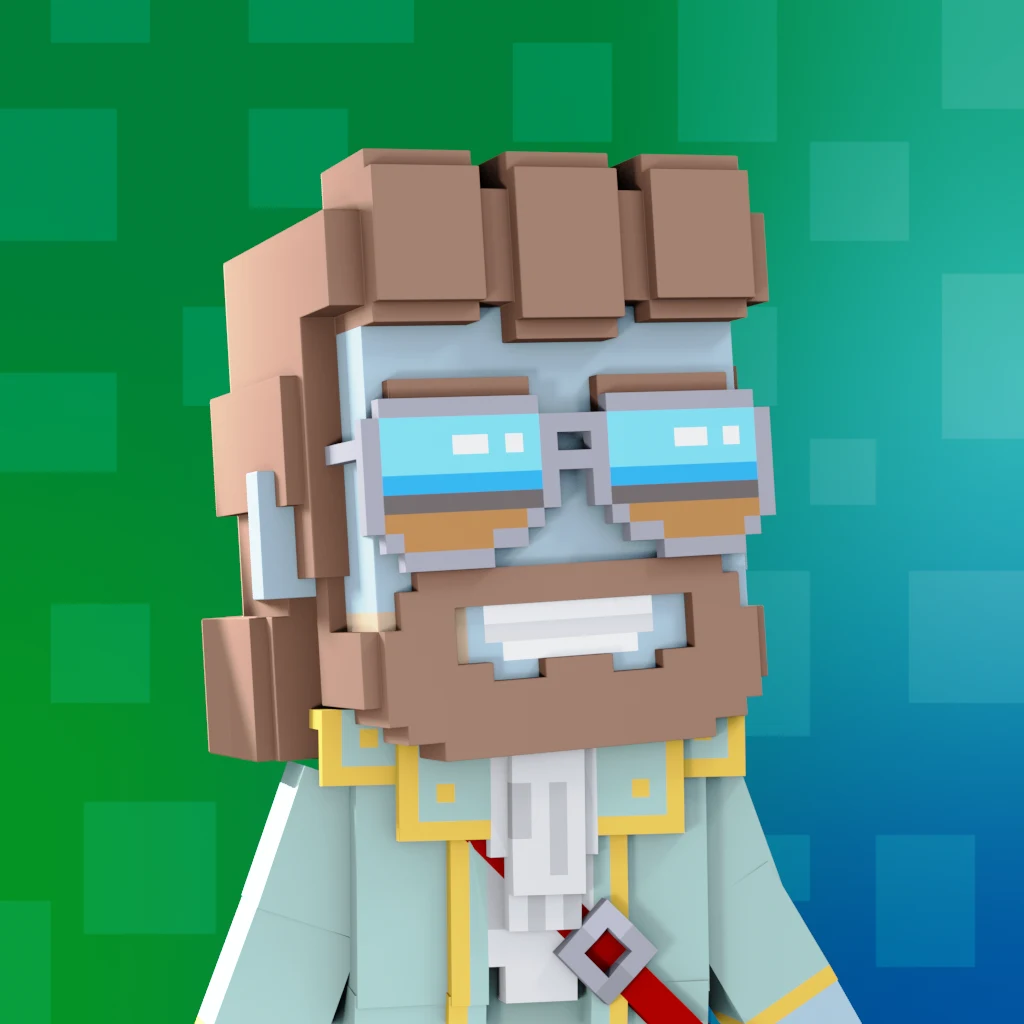 Pirate #4591 voxel render