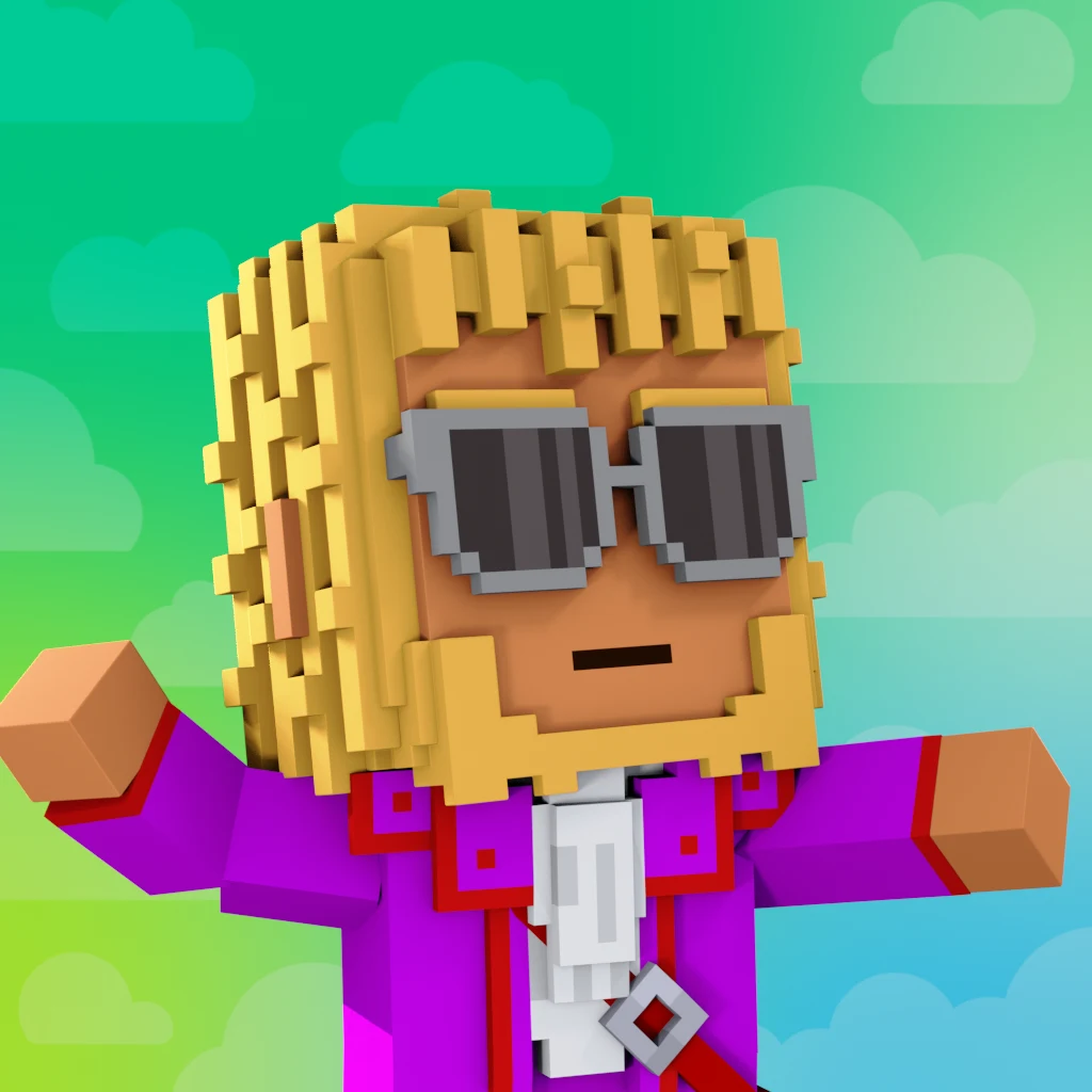 Pirate #4598 voxel render