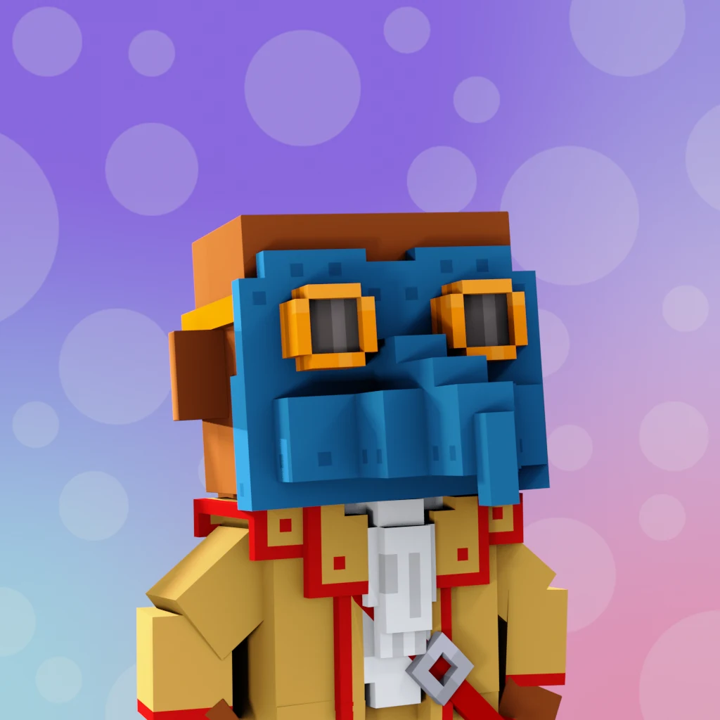 Pirate #4599 voxel render