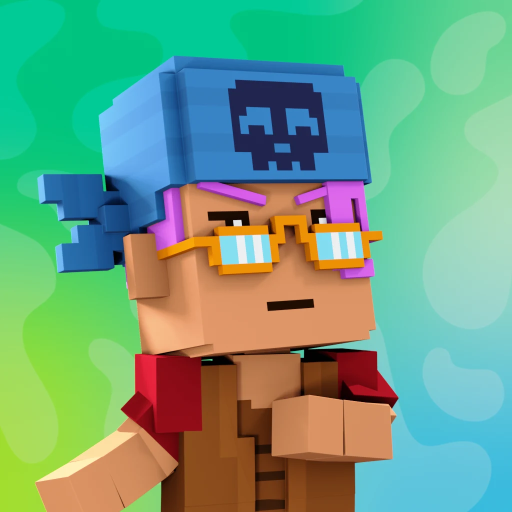 Pirate #460 voxel render
