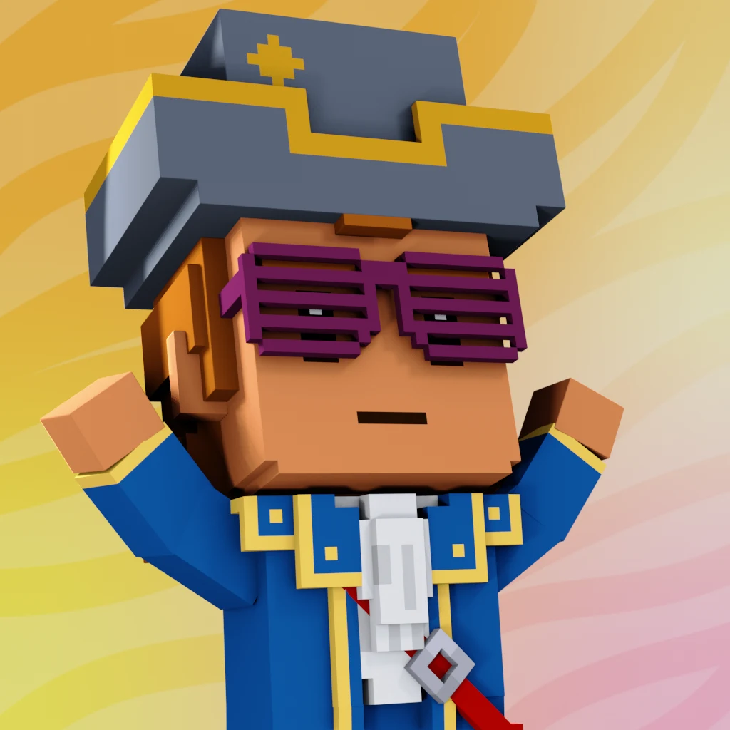 Pirate #4600 voxel render