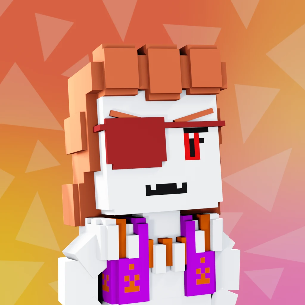 Pirate #4601 voxel render